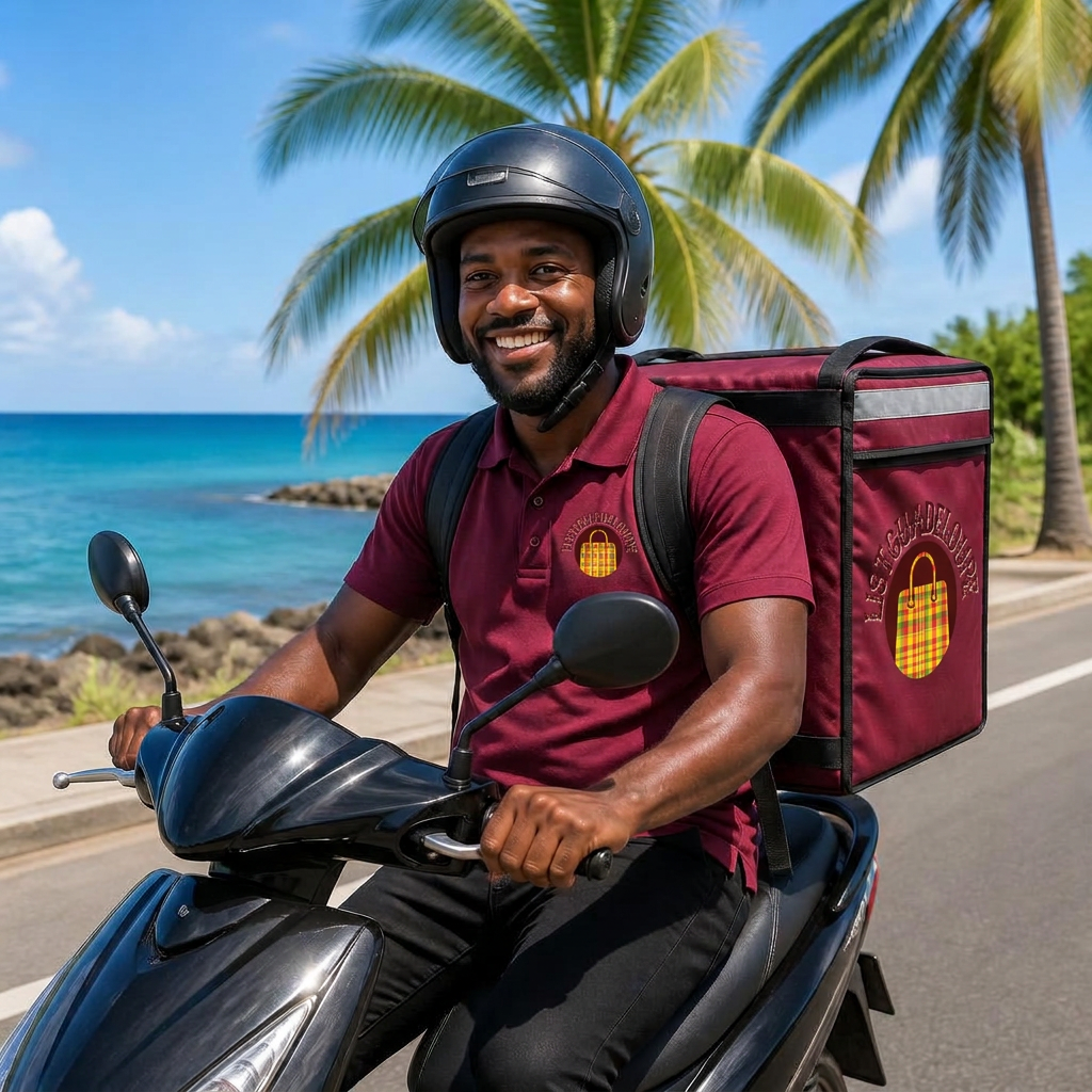 Coursier ListGuadeloupe en scooter en Guadeloupe